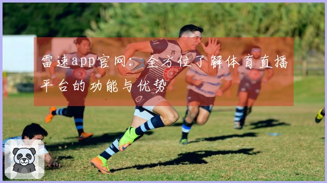 雷速app官网：全方位了解体育直播平台的功能与优势